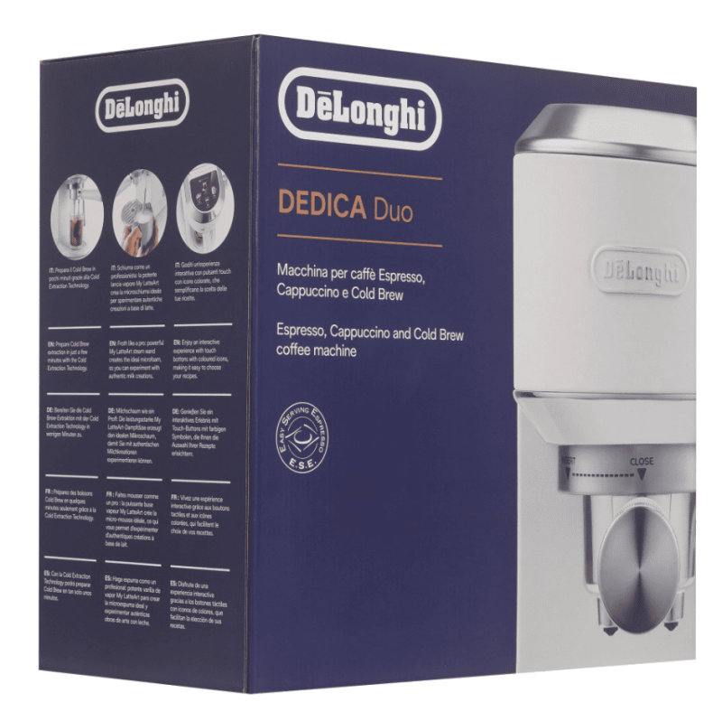 Рожковая кофеварка De'Longhi Dedica Duo EC890.WI