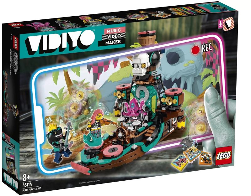Конструктор LEGO Vidiyo 43114 Корабль пирата Панка