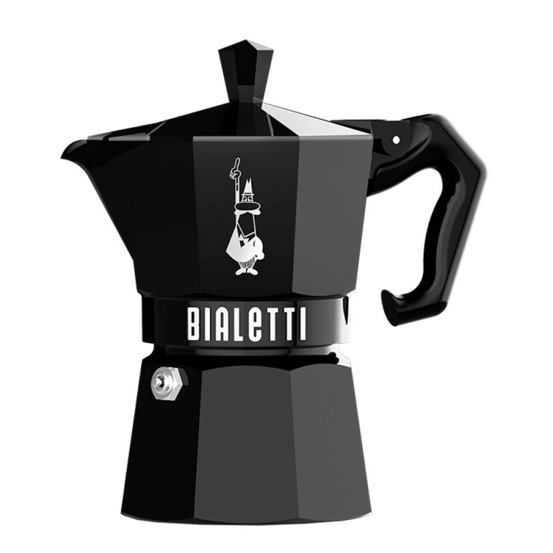 Гейзерная кофеварка Bialetti Moka Express Exclusive Black 9065, 3 чашки