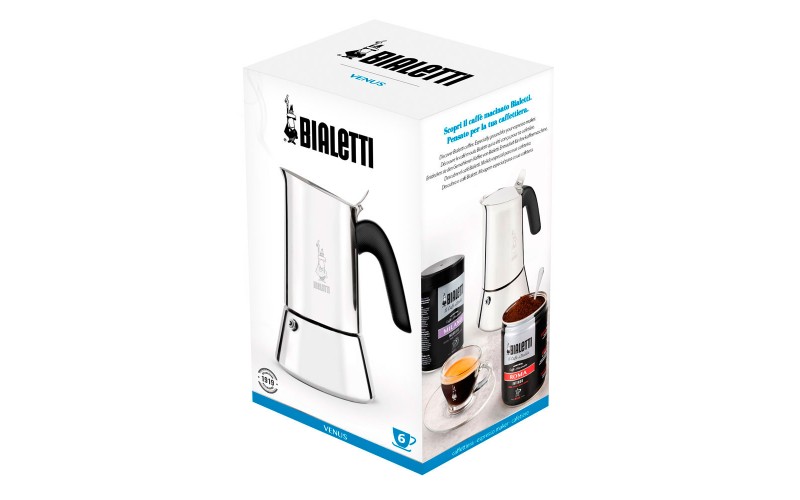 Гейзерная кофеварка индукционная Bialetti Venus 7255 на 6 порций, 235 мл