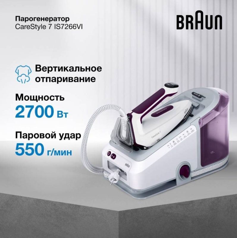 Парогенератор Braun CareStyle 7 IS7266VI