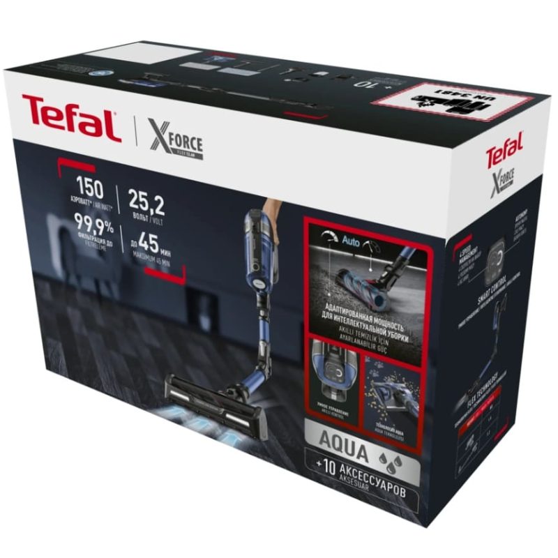 Беспроводной пылесос Tefal X-Force Flex 12.60 Aqua TY98C0WO