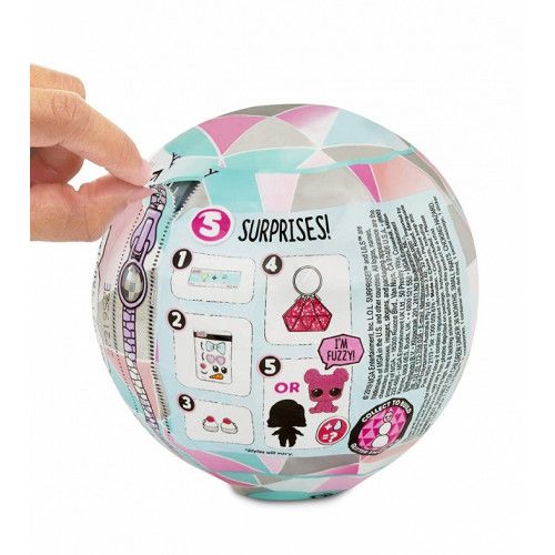 Кукла-сюрприз MGA Entertainment в шаре LOL Surprise Winter Disco Lil Sisters & Lil Pets, 559672/560319