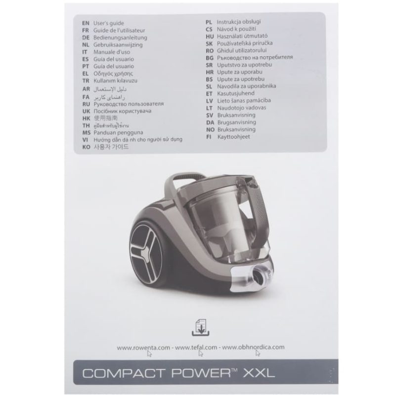 Пылесос с контейнером Tefal Compact Power XXL TW4B25EA