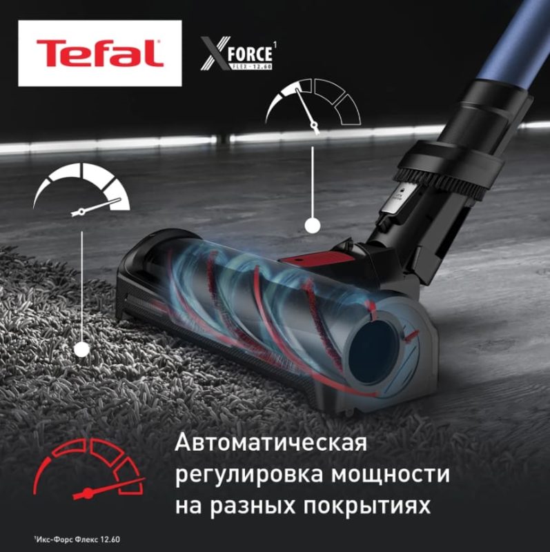 Беспроводной пылесос Tefal X-Force Flex 12.60 Aqua TY98C0WO