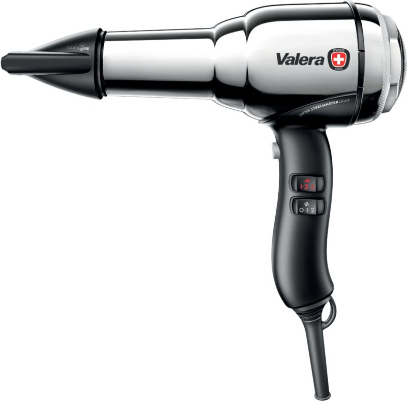 Легкий профессиональный стальной фен с генератором ионов Valera Swiss Steel-Master Light Chrome 55880800