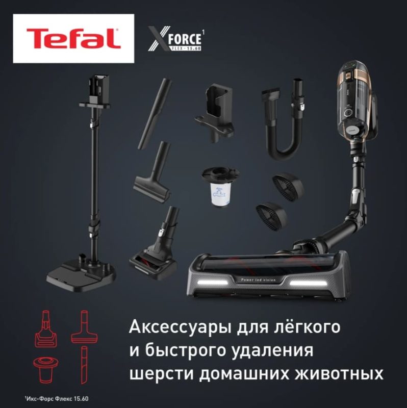 Беспроводной пылесос Tefal X-Force Flex 15.60 Pro TY99F1WO