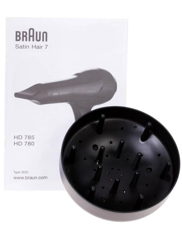 Фен Braun Satin Hair 7 SensoDryer IONTEC HD785 Diffuser