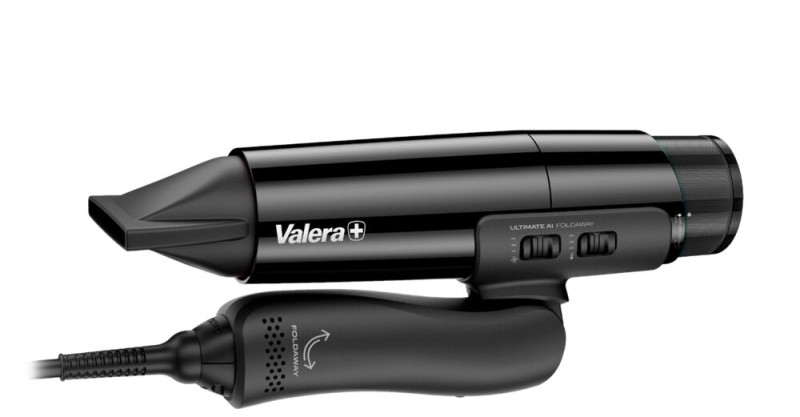 Профессиональный фен для волос Valera 503.00 UA EU Ultimate AI Foldaway NightBlack 55030027