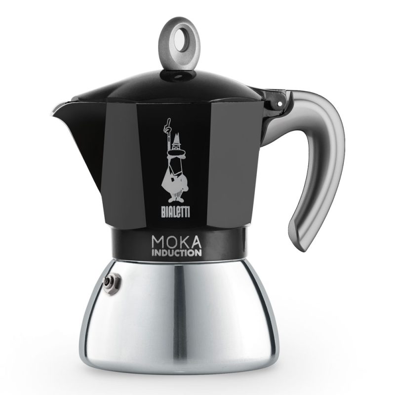 Гейзерная кофеварка Bialetti New Moka Induction NERA 6934 черная