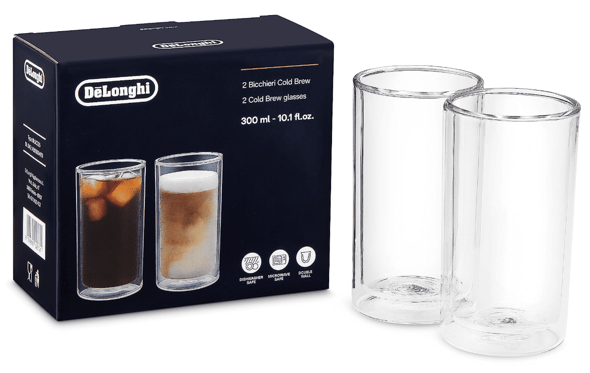 Набор стаканов De'Longhi Cold Brew Glasses DLSC325, 2 стакана по 300 мл