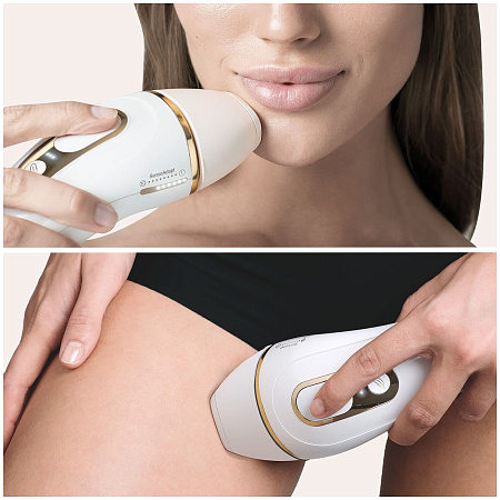 Фотоэпилятор Braun PL5154 Silk-expert IPL Pro 5, белый/золотистый