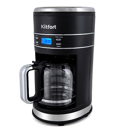 Кофеварка Kitfort КТ-704-2, черная
